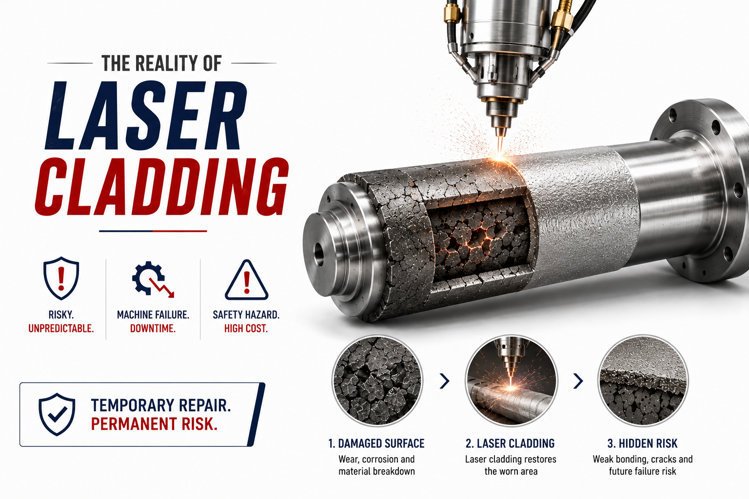 Restored Today. Failed Tomorrow. The Reality of Spray Laser Cladding